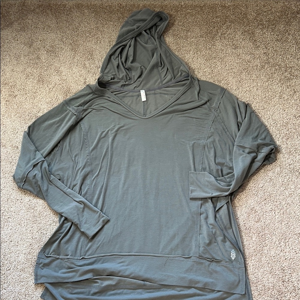 Women's Free People FP Movement Hooded Long Sleeve Top